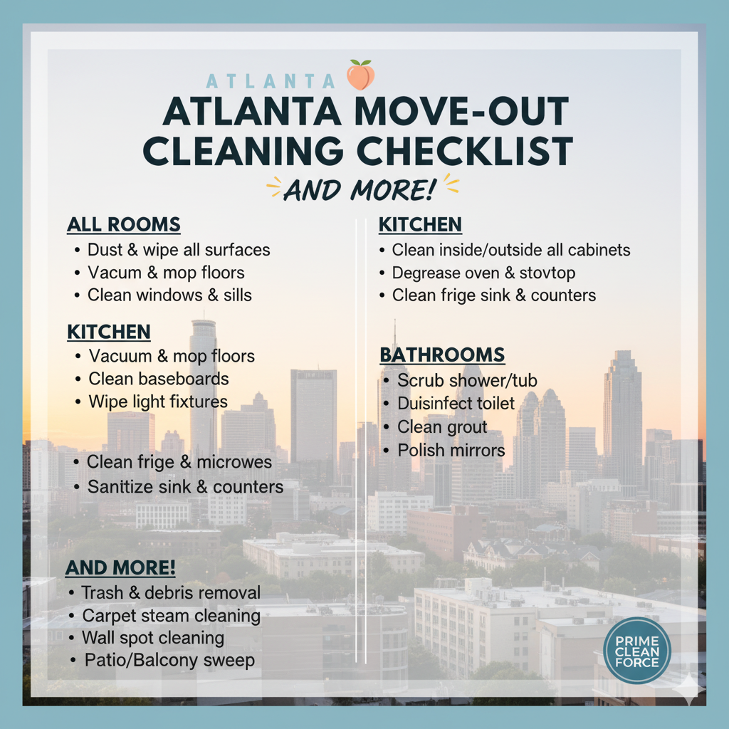 Professional cleaner actively wiping a surface during a turnover in College Park, GA